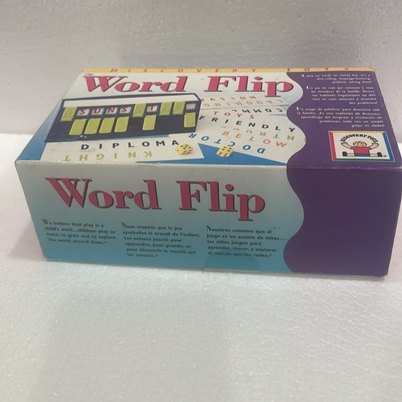 Vintage Discovery toys Word flip complete spelling family game educational Toy - Picture 3 of 10